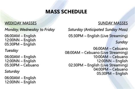 st jude davao mass schedule
